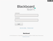 Tablet Screenshot of blackboard.westside66.org
